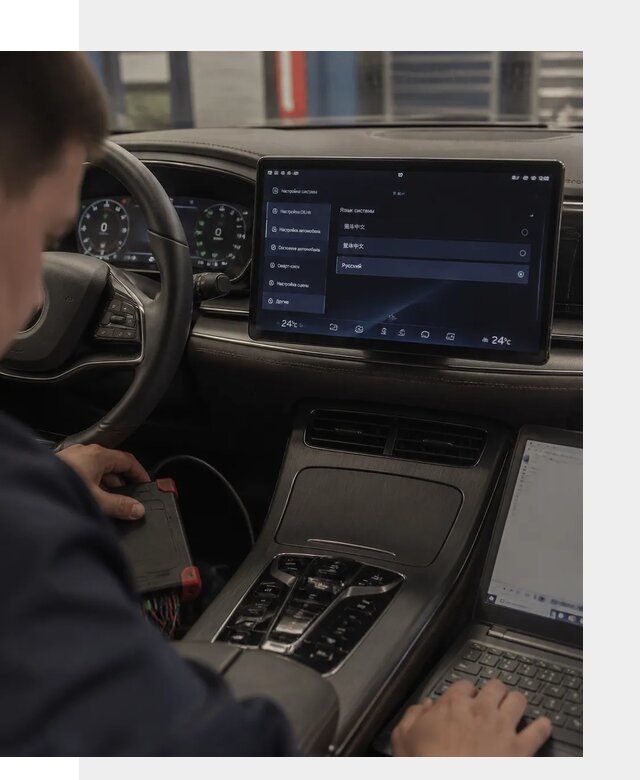 Русификация автомобиля BYD HAN для эксплуатации в Дальнегорске